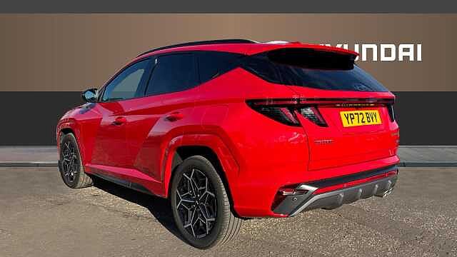 Hyundai TUCSON 1.6 TGDi Hybrid 230 N Line S 5dr 2WD Auto Hybrid Estate Red