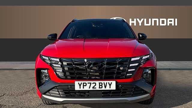 Hyundai TUCSON 1.6 TGDi Hybrid 230 N Line S 5dr 2WD Auto Hybrid Estate Red