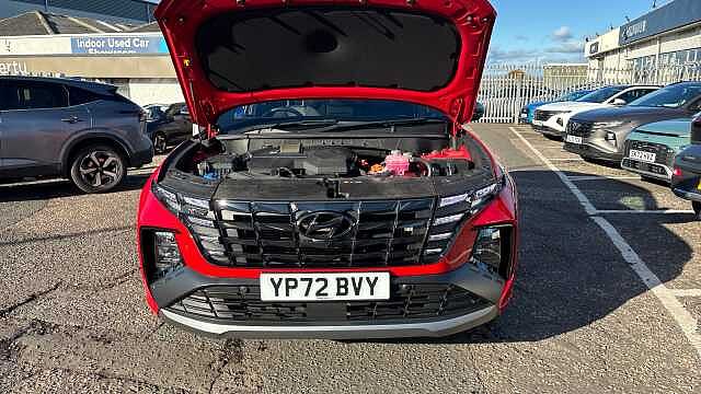 Hyundai TUCSON 1.6 TGDi Hybrid 230 N Line S 5dr 2WD Auto Hybrid Estate Red