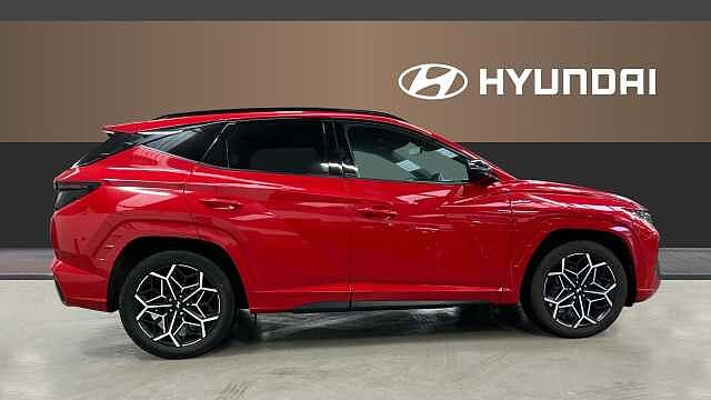 Hyundai TUCSON 1.6 TGDi Hybrid 230 N Line S 5dr 2WD Auto Hybrid Estate Red