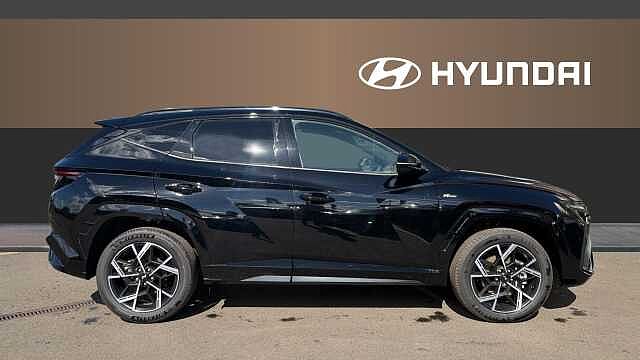Hyundai TUCSON 1.6T 239 Hybrid N Line 5dr Auto Hybrid Estate Black