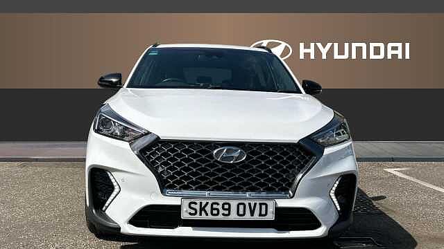 Hyundai TUCSON 1.6 TGDi 177 N Line 5dr 2WD DCT Petrol Estate White