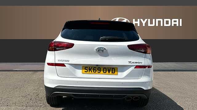 Hyundai TUCSON 1.6 TGDi 177 N Line 5dr 2WD DCT Petrol Estate White