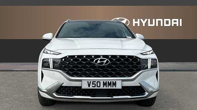 Hyundai SANTA FE 1.6 TGDi Hybrid Ultimate 5dr 4WD Auto Hybrid Estate White
